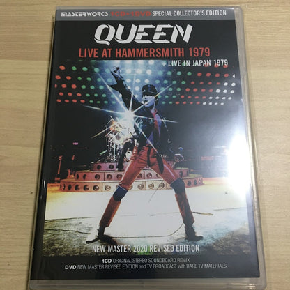 QUEEN / LIVE AT HAMMERSMITH 1979 + JAPAN 1CD 1DVD