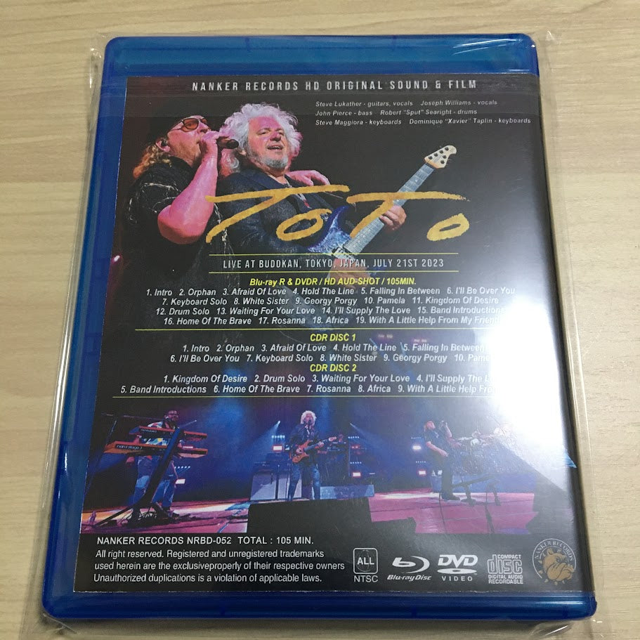 TOTO / BUDOKAN 2023 Japan Tour (1BDR+1DVDR+2CDR)
