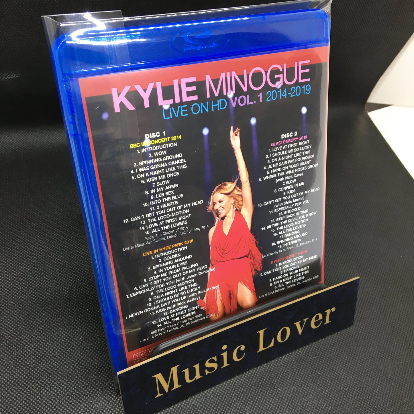 KYLIE MINOGUE / LIVE ON HD VOL.1 2014-2019  PRO shot (2BDR)