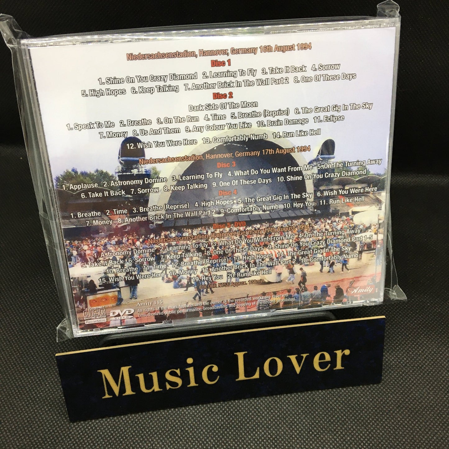 PINK FLOYD / CAMPANE SU HANNOVER (4CDR+1DVDR)