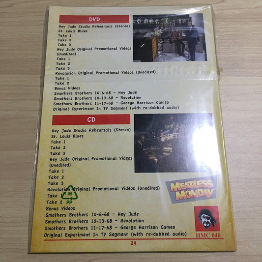 The Beatles Hey Jude & Revolution 1CD 1DVD Set TMOQ 24Page Booklet