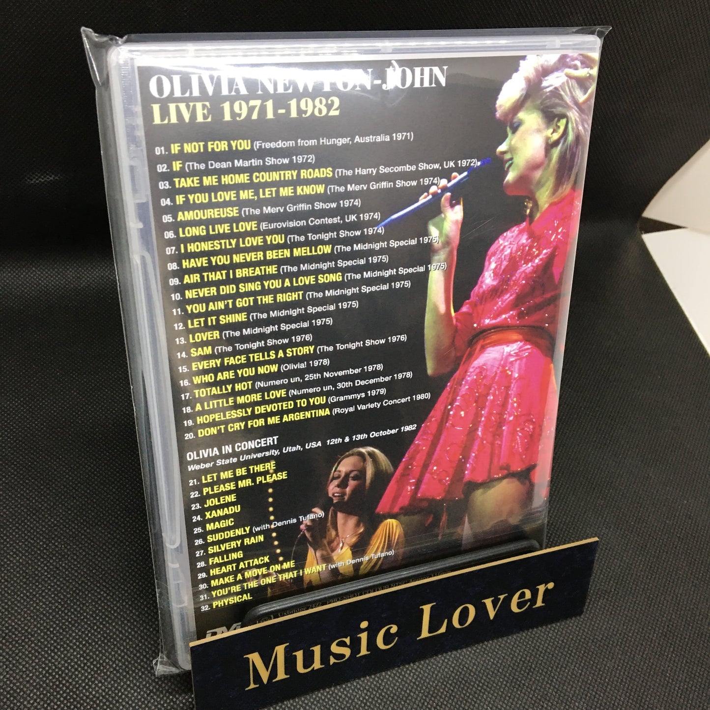 OLIVIA NEWTON-JOHN / LIVE 1971-1982 PRO SHOT (1DVDR)