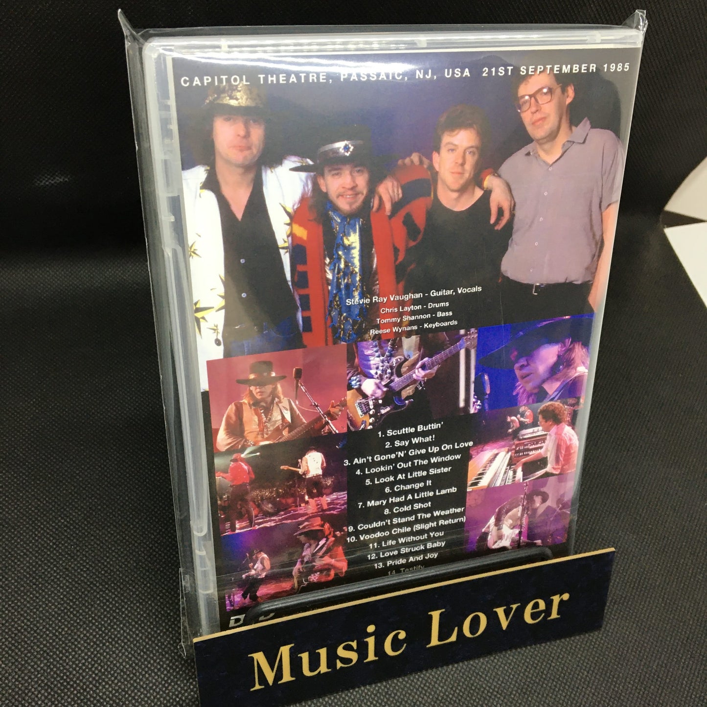 STEVIE RAY VAUGHAN & DOUBLE TROUBLE / NEW JERSEY 1985 Pro-Shot (1DVDR)