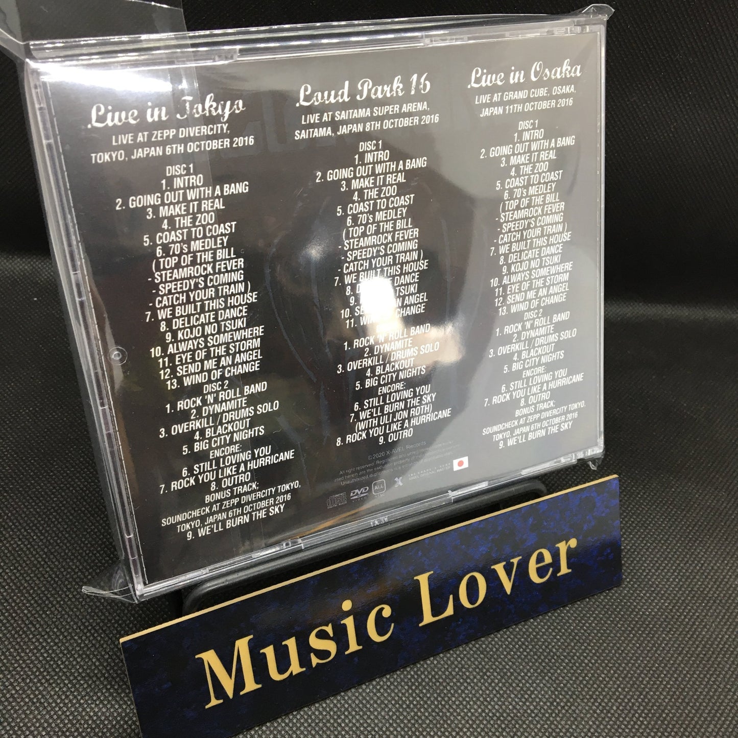 Scorpions / Japan Tour 2016 3 DAYS COMPLETE Limited Set (6CD+1DVD)