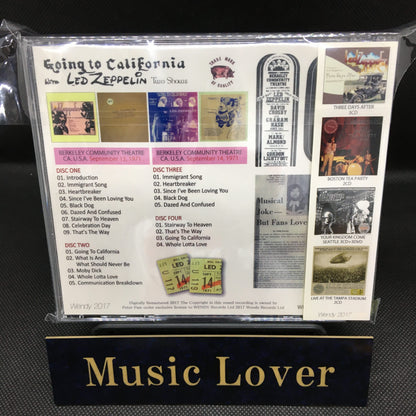 LED ZEPPELIN / GOING TO CALIFORNIA 1971 TWO SHOWS 【4CD】