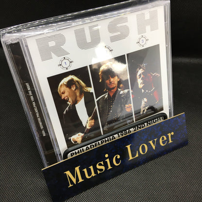RUSH / DEFINITIVE PHILADELPHIA 1986 2ND NIGHT  SOUNDBOARD (2CD+1DVDR)