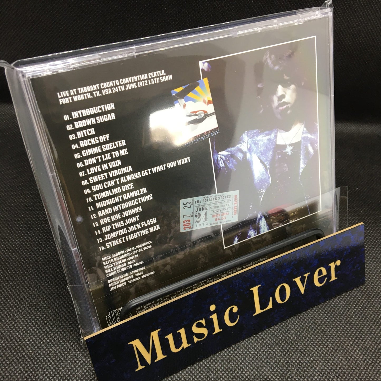 THE ROLLING STONES / FORT WORTH 1972 LATE SHOW (1CD)