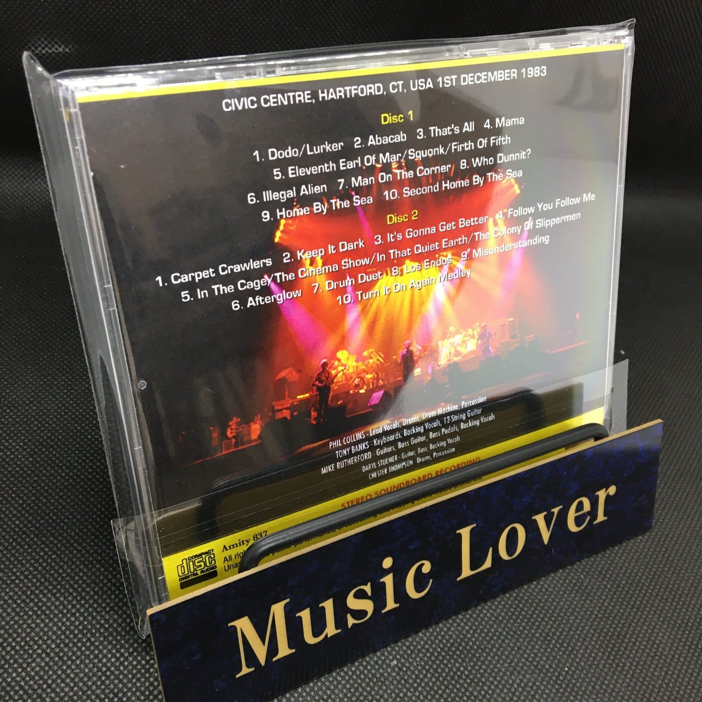 GENESIS / HARTFORD 1983 SOUNDBOARD (2CDR)