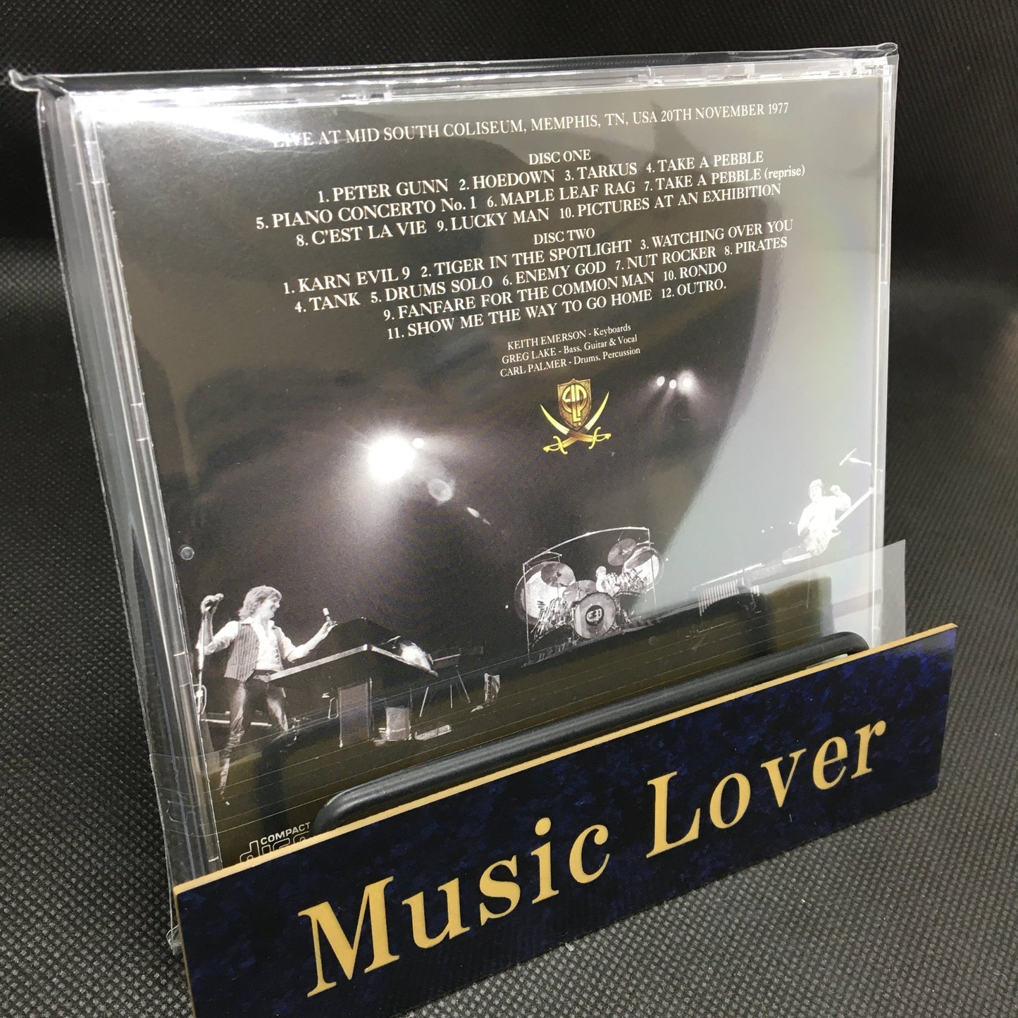 EMERSON, LAKE & PALMER / MEMPHIS 1977 SOUNDBOARD DEFINITIVE MASTER (2CD)