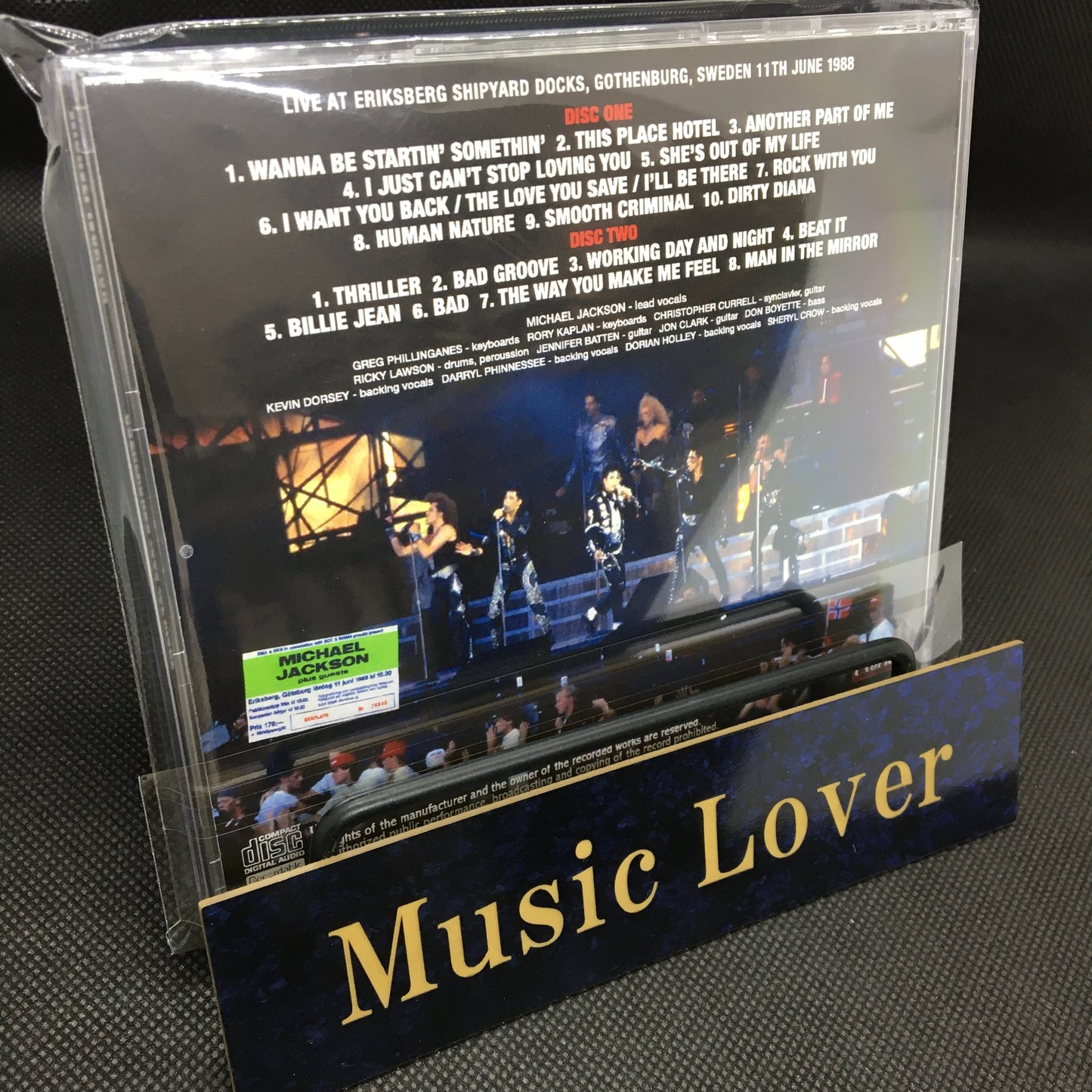 MICHAEL JACKSON / GOTHENBURG 1988 1ST NIGHT (2CDR)