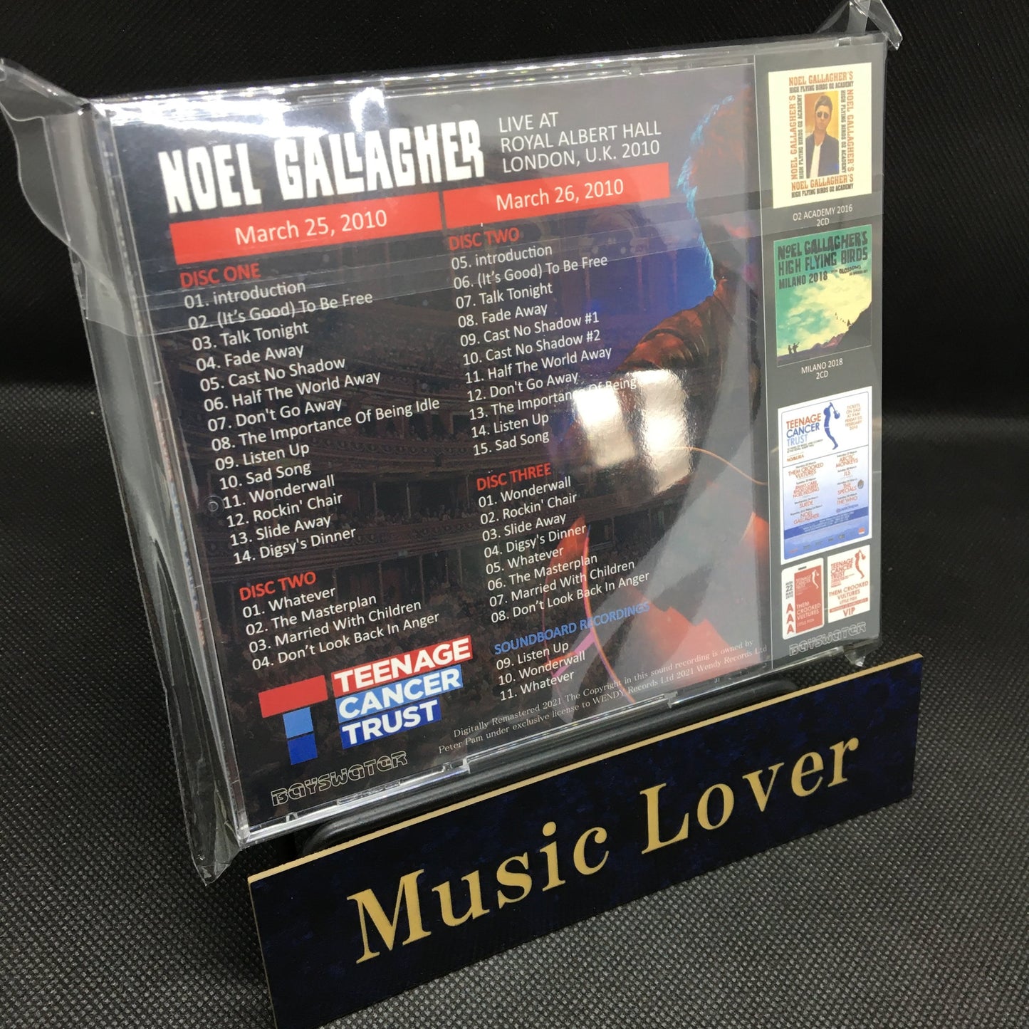 NOEL GALLAGHER / TEENAGE CANCER TRUST 2010 (3CD)