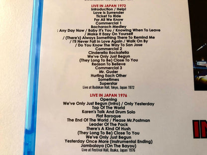 CARPENTERS / LIVE IN JAPAN ANTHOLOGY (1BDR)