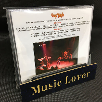 DEEP PURPLE / DEFINITIVE SPRINGFIELD 1976 SOUNDBOARD (2CD)