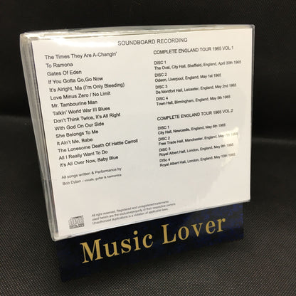 BOB DYLAN / COMPLETE ENGLAND TOUR 1965 Soundboard (8CDR)