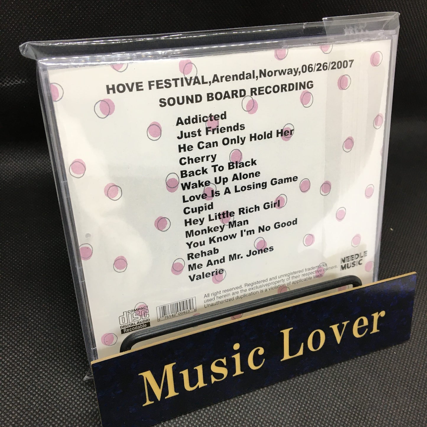 AMY WINEHOUSE / BACK TO 2007 SOUNDBOARD  (1CD)