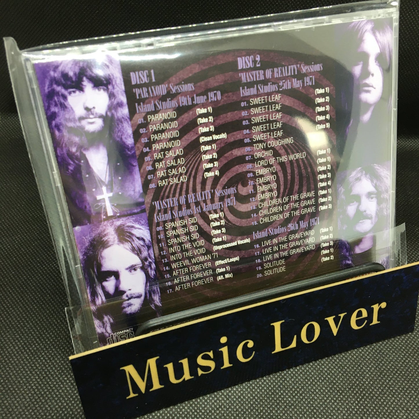 BLACK SABBATH / STUDIO OUTTAKES 1970/1971 STEREO SOUNDBOARD (2CD)