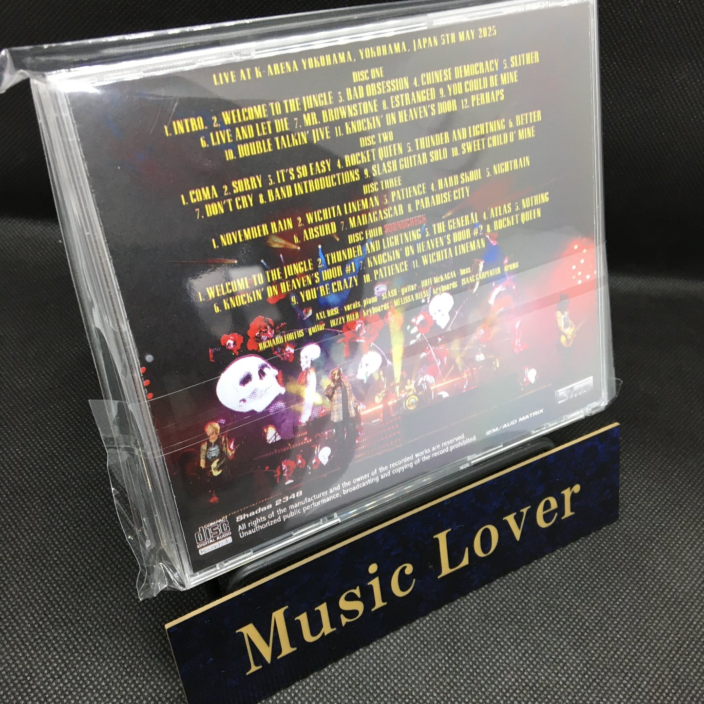 GUNS N' ROSES / DEFINITIVE YOKOHAMA 2025 IEM/AUD MATRIX (4CDR)