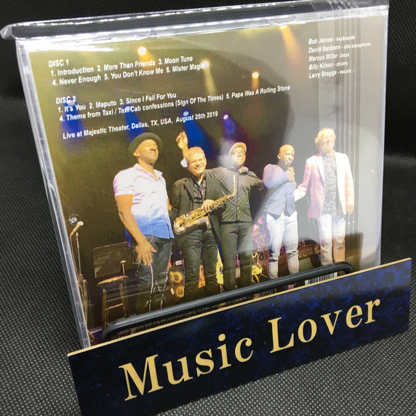 BOB JAMES, DAVID SANBORN, MARCUS MILLER DOUBLE VISION REVISITED / DALLAS 2019 (2CDR)