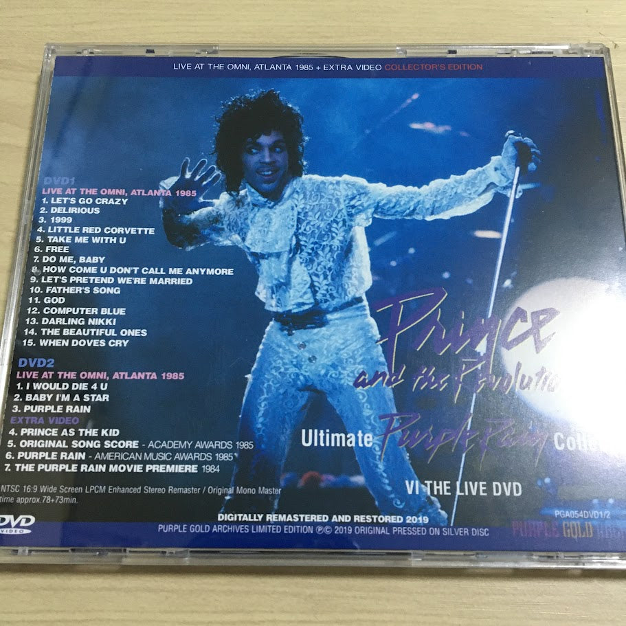 Prince Purple Rain Ultimate Collection VI 2DVD Live 1985 Extra Video