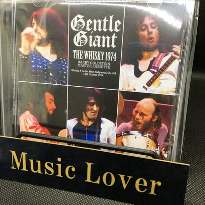 GENTLE GIANT / THE WHISKY 1974 BARRY GOLDSTEIN MASTER CASSETTE (1CDR)
