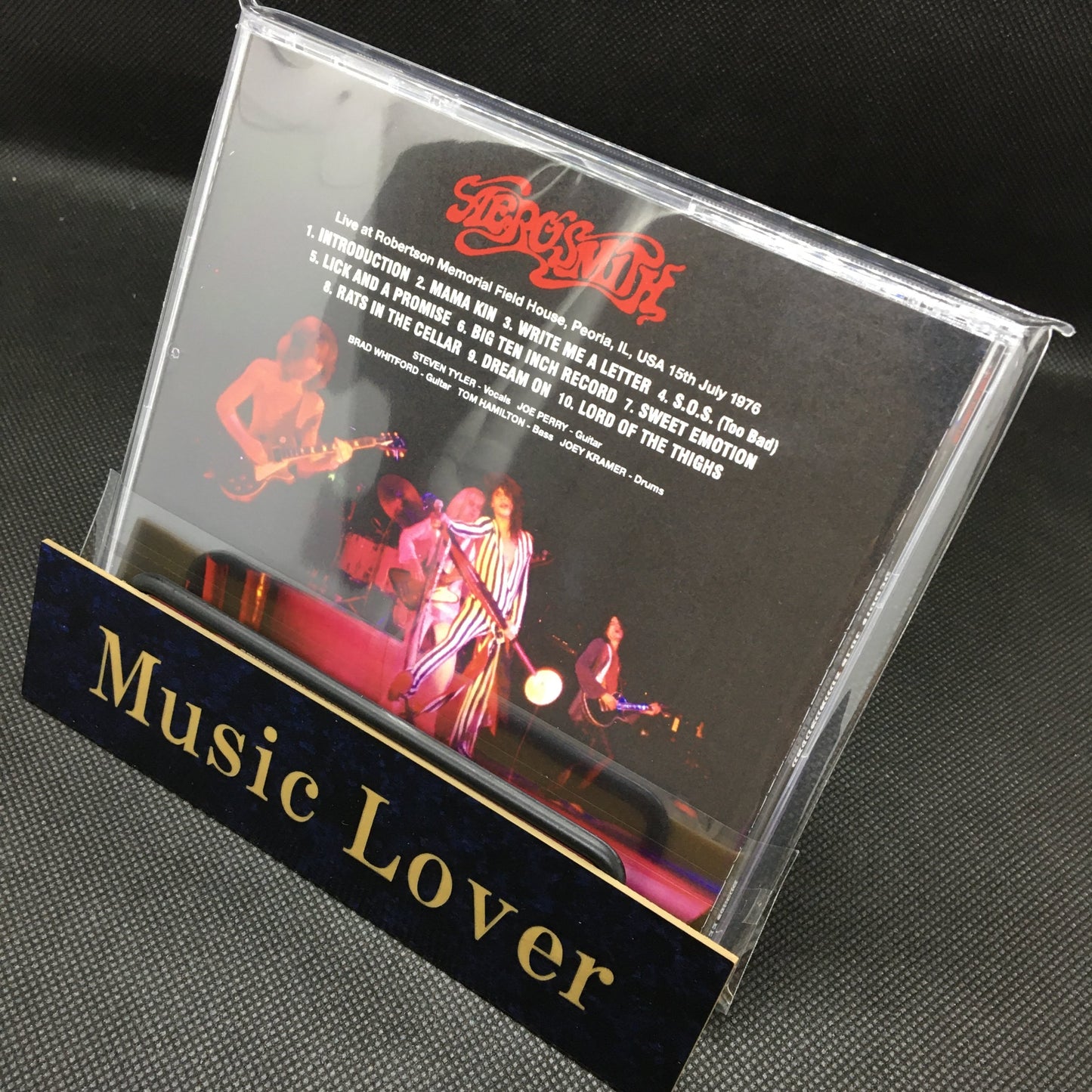 AEROSMITH / PEORIA 1976 SOUNDBOARD (1CDR)