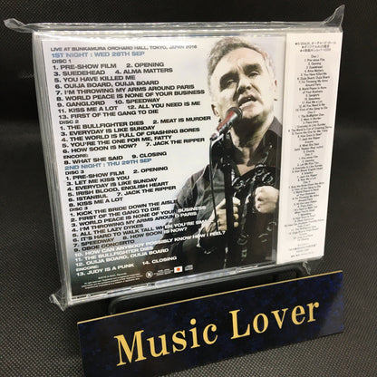 Morrissey / 2 Shows In Tokyo 2016 (4CDR)