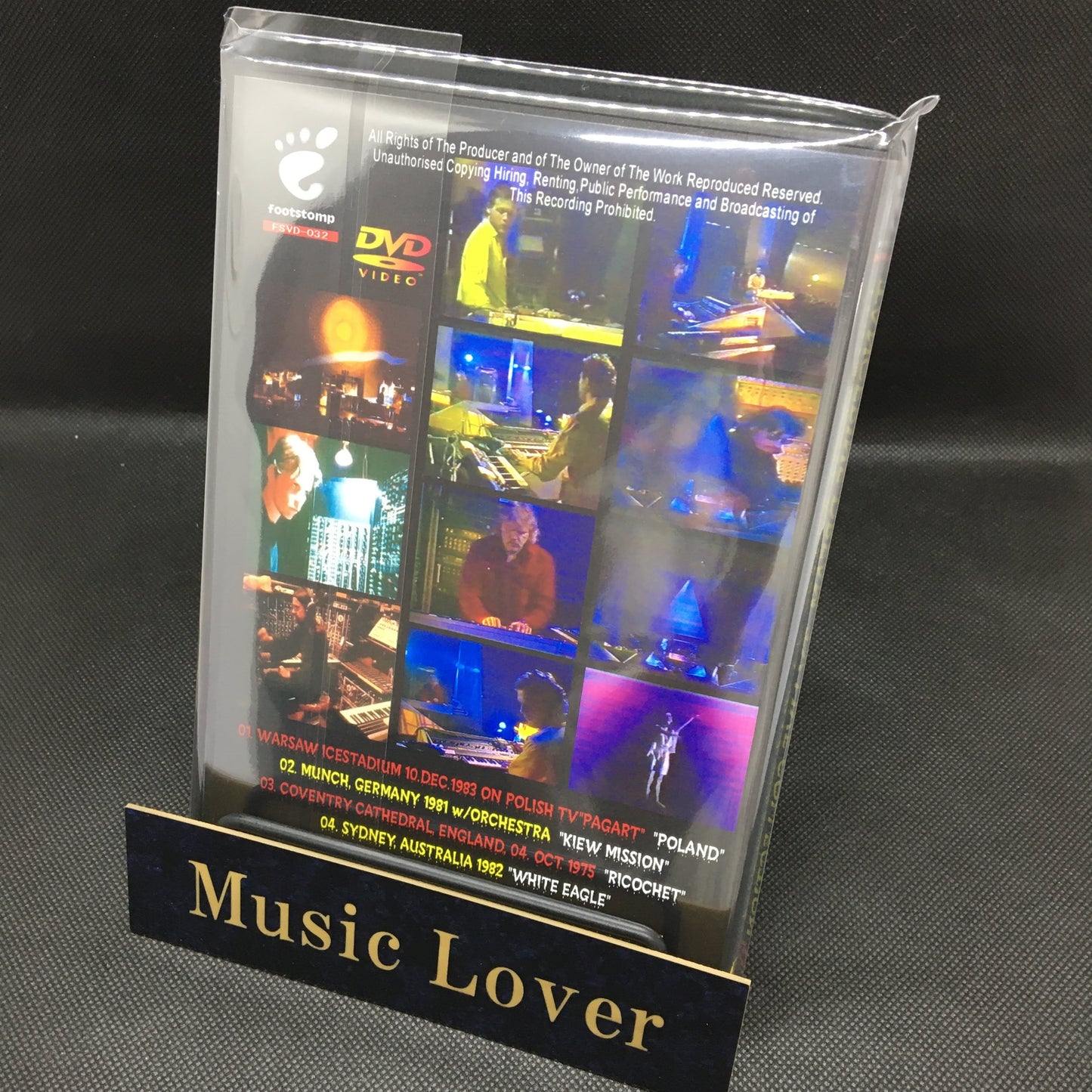 TANGERINE DREAM / TV LIVE COLLECTION (1DVDR)