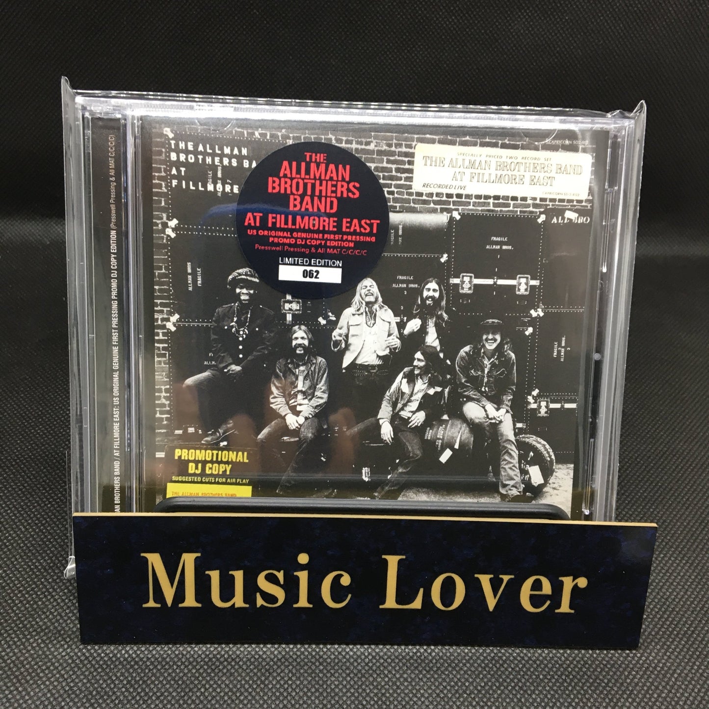 THE ALLMAN BROTHERS BAND / AT FILLMORE EAST US ORIGINAL GENUINE FIRST PRESSING PROMO DJ COPY EDITION [PRESSWELL PRESSING & ALL MAT C/C/C/C] (2CD)
