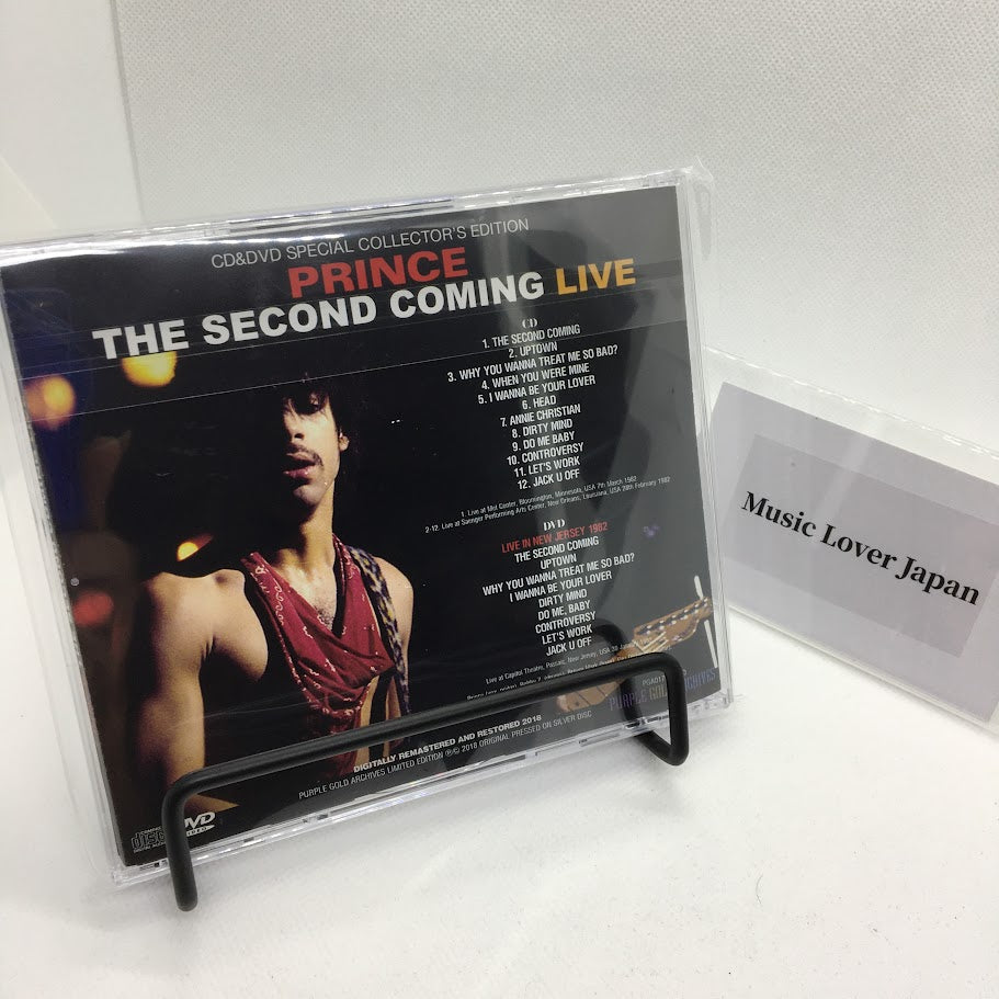 Prince 1982 The Second Coming Live Collector's Edition 1 CD 1 DVD 2 Discs