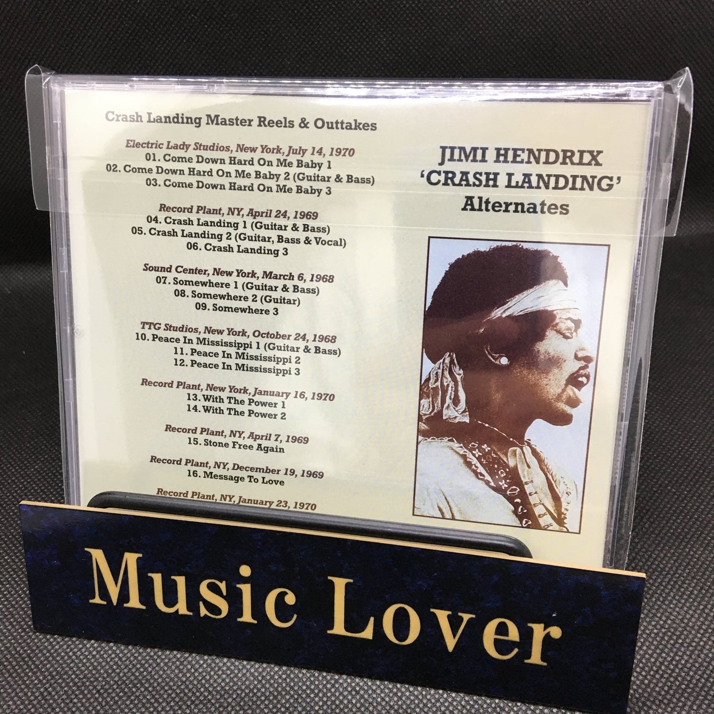 JIMI HENDRIX / CRASH LANDING ALTERNATES (1CDR)