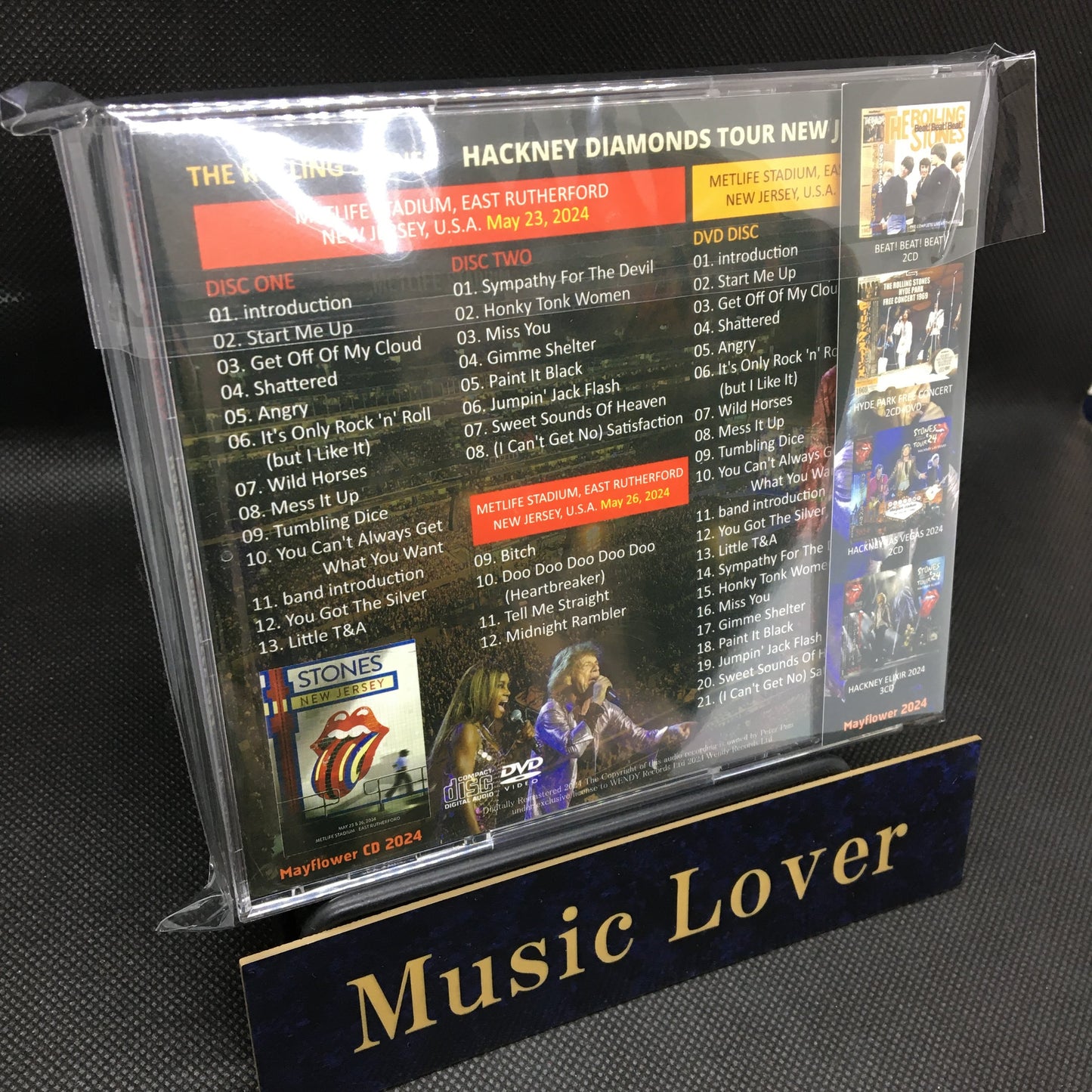 THE ROLLING STONES / 2024 HACKNEY NEW JERSEY (2CD+1DVD)