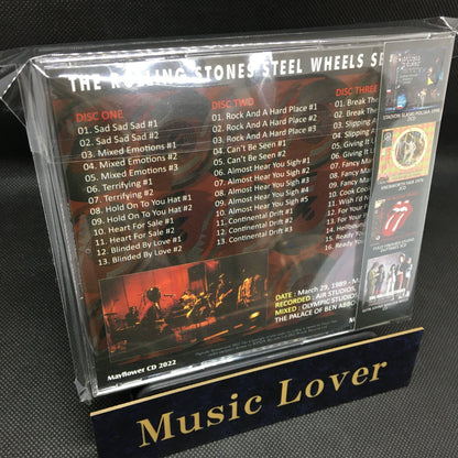 THE ROLLING STONES / STEEL WHEELS SESSIONS (3CD)