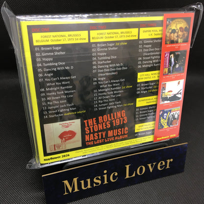 THE ROLLING STONES / 1973 NASTY MUSIC THE LOST LIVE ALBUM (3CD)