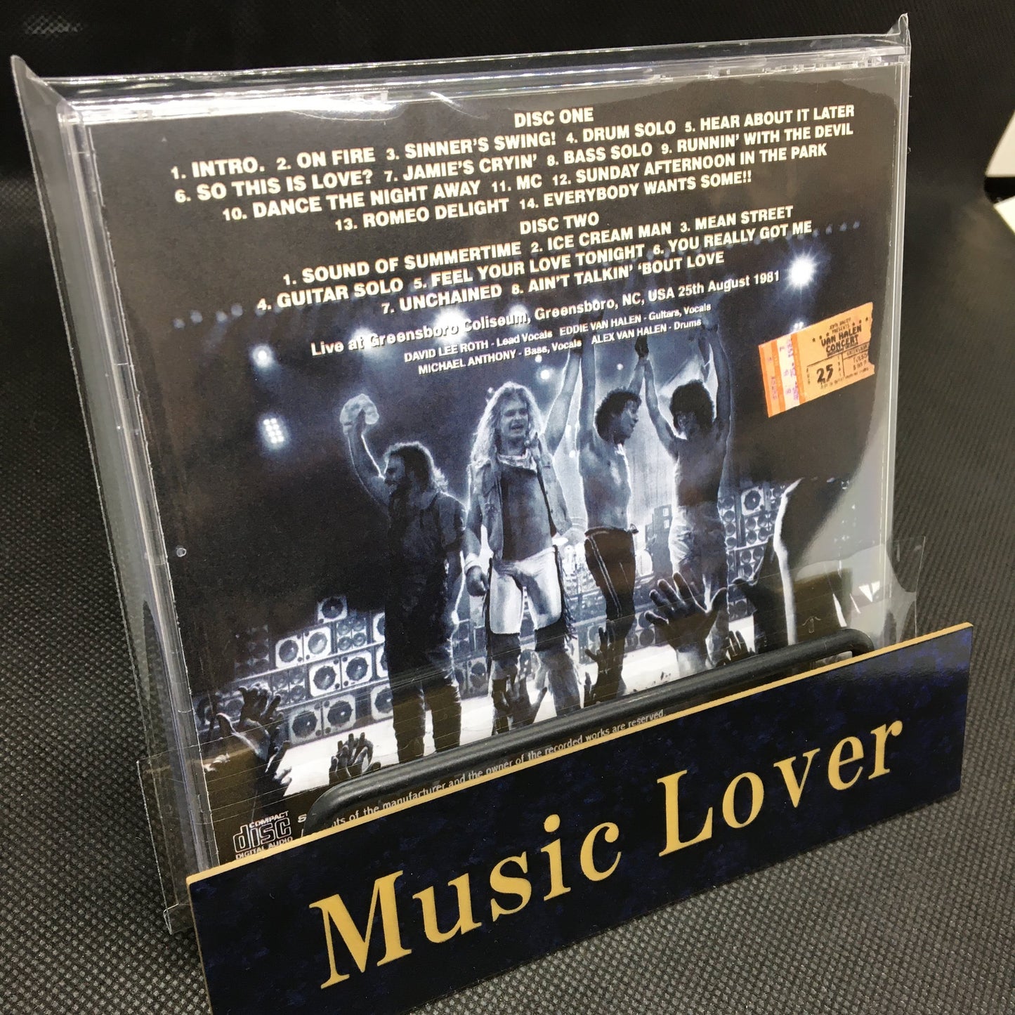 VAN HALEN / GREENSBORO 1981 (2CDR)