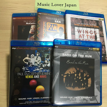 Paul McCartney / Band On The Run & Ram & Venus And Mars & SPEED OF SOUND Blu-ray 5 Set 6BDR