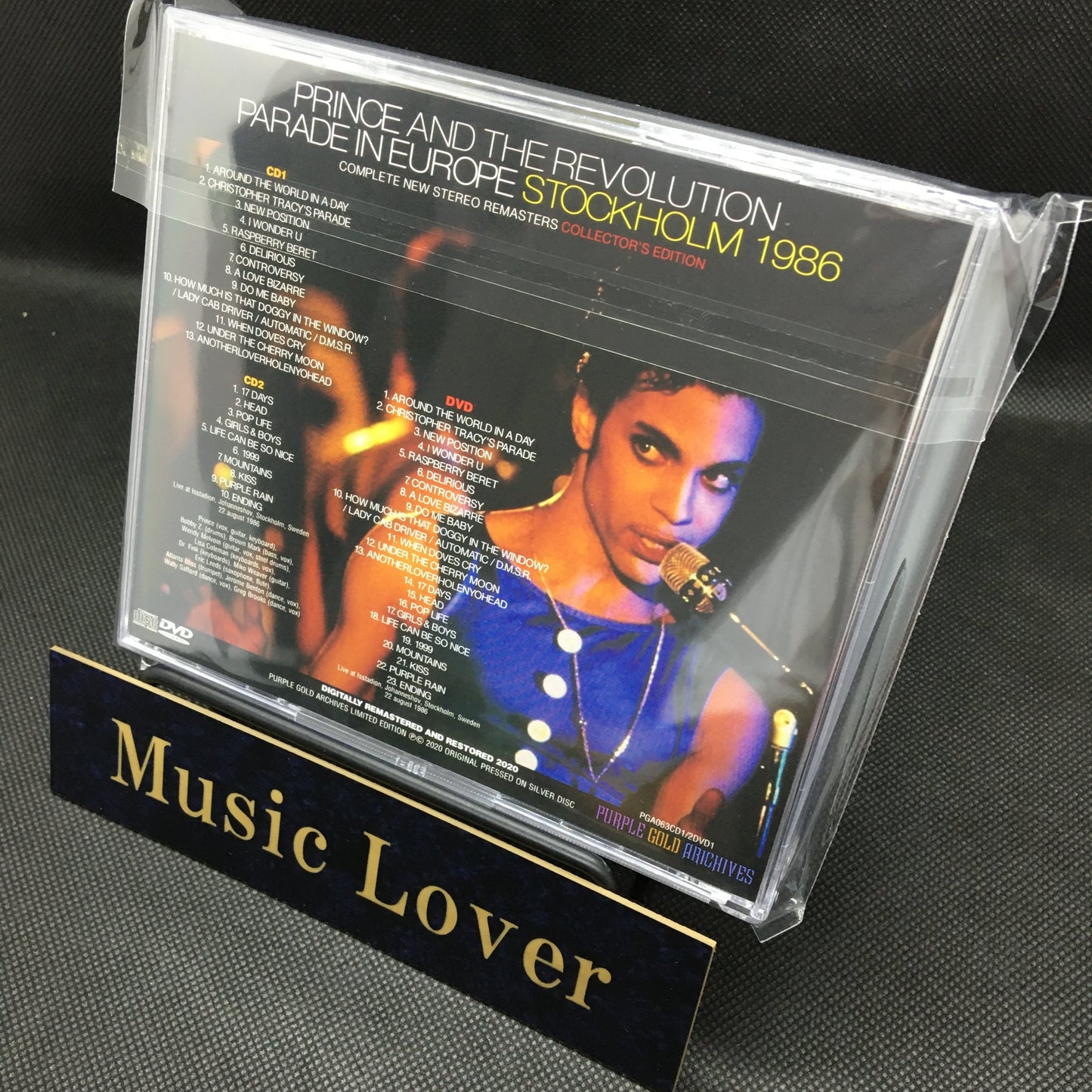 Prince Stockholm 1986 Parade In Europe Complete New Stereo Masters 2CD 1DVD