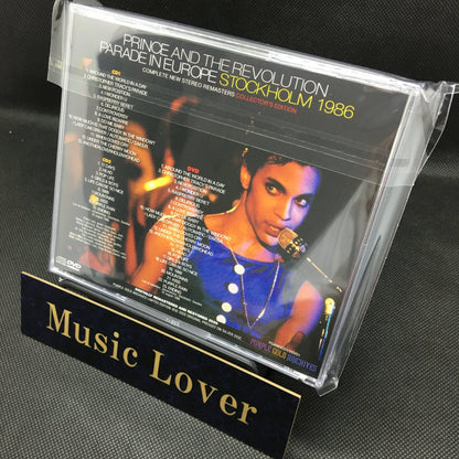 Prince Stockholm 1986 Parade In Europe Complete New Stereo Masters 2CD 1DVD