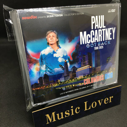 PAUL McCARTNEY / GOT BACK TOUR 2025 NATIONWIDE ARENA, COLUMBUS, OHIO (2CDR+1DVDR)