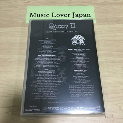 Queen II Expanded Collector's Edition New Remasters 2CD 1DVD Set
