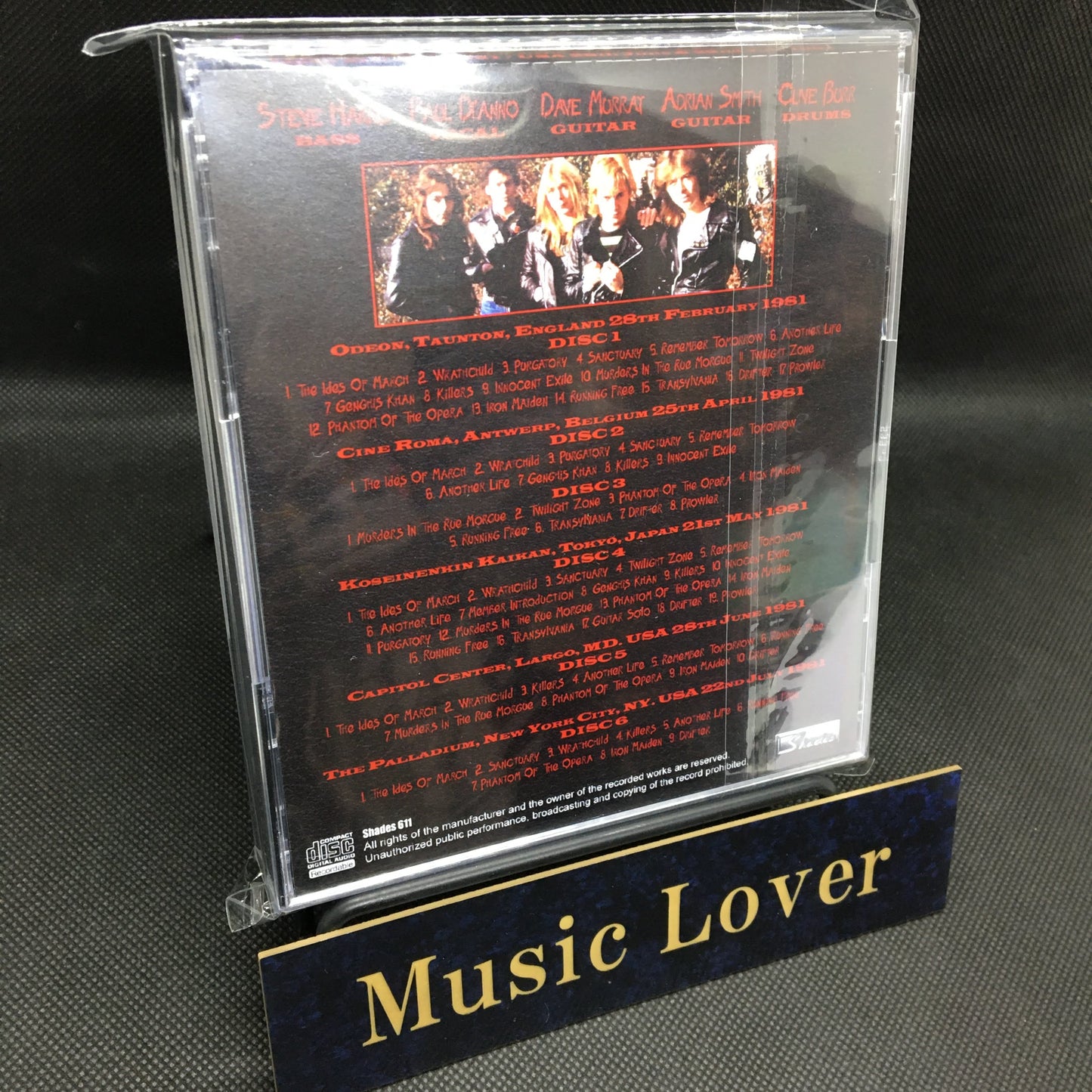 IRON MAIDEN / WORLD KILLER '81 (6CDR)