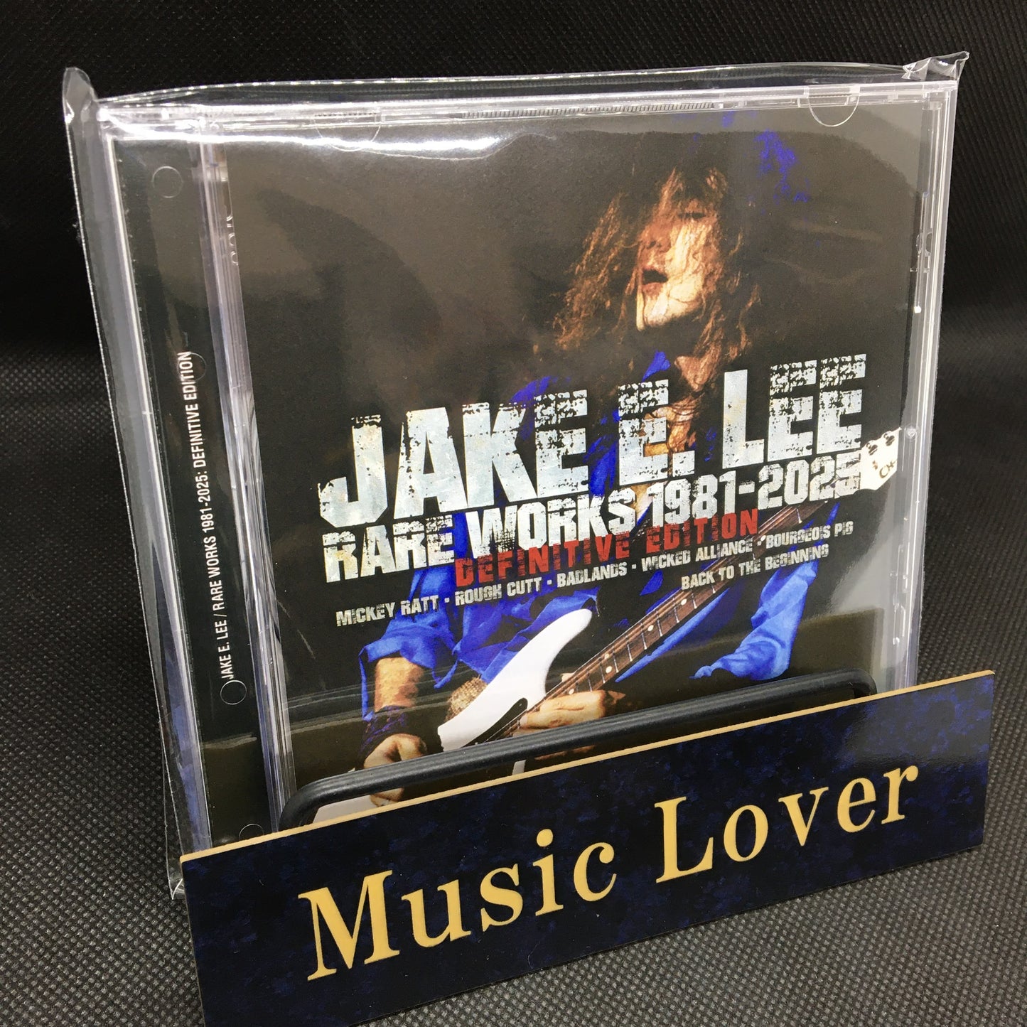 JAKE E. LEE / RARE WORKS 1981-2025 DEFINITIVE EDITION STEREO SOUNDBOARD (1CD)