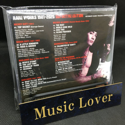 JAKE E. LEE / RARE WORKS 1981-2025 DEFINITIVE EDITION STEREO SOUNDBOARD (1CD)