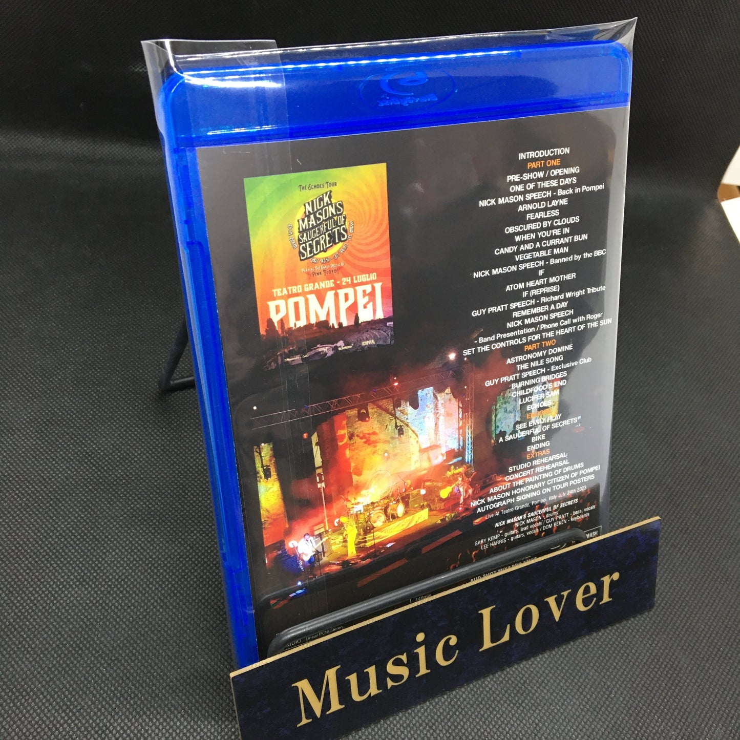 NICK MASON'S SAUCERFUL OF SECRETS / LIVE IN POMPEI 2023  HD MULTICAM EDITION (1BDR)