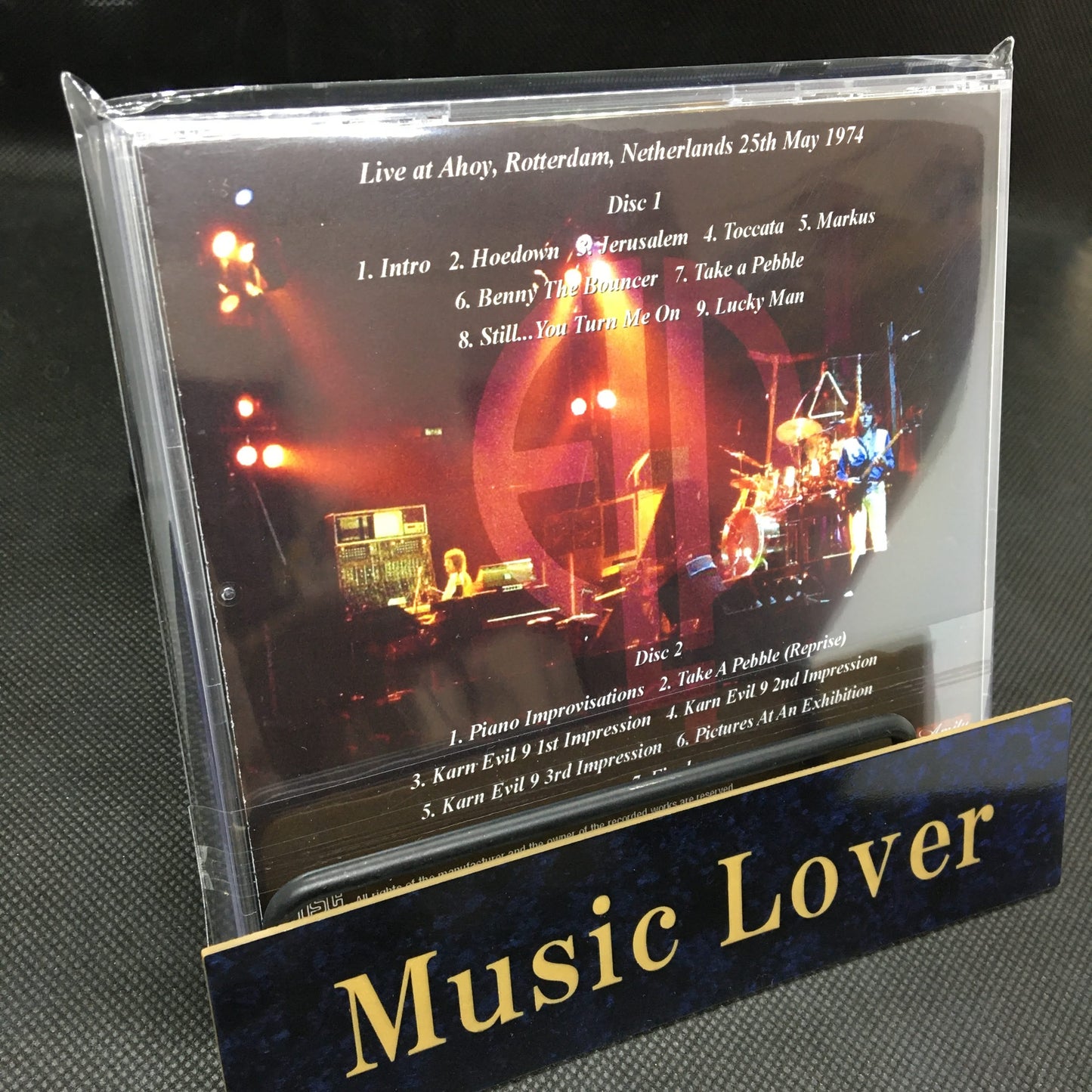 EMERSON, LAKE &amp; PALMER / RÓTERDAM 1974 (2 CD)