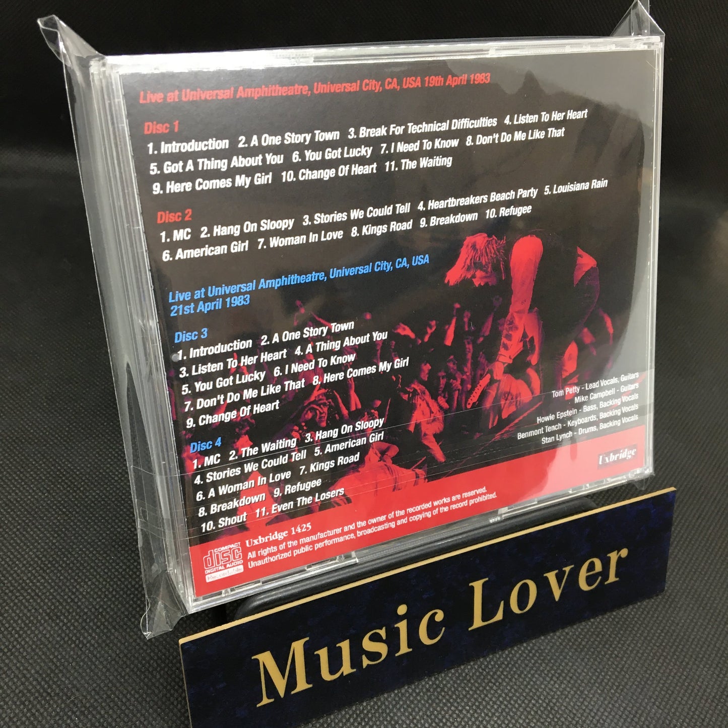 TOM PETTY & THE HEARTBREAKERS / UNIVERSAL CITY 1983 (4CDR)