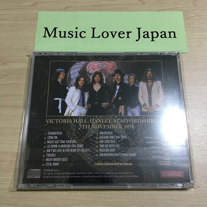 WHITESNAKE / HANLEY 1978 SOUNDBOARD (1CD)