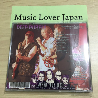 Deep Purple / Unleashed In Japan Tour 2023 (2CDR) Nippon Budokan Tokyo