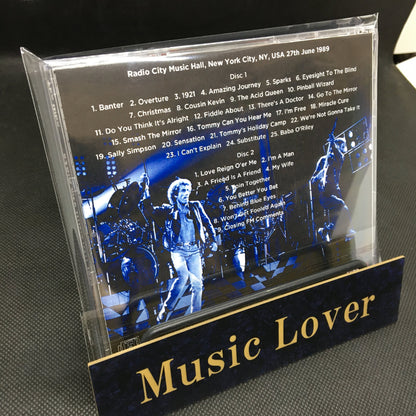 THE WHO / RADIO CITY MUSIC HALL 1989 PRE-FM STEREO SOUNDBOARD (2CDR)