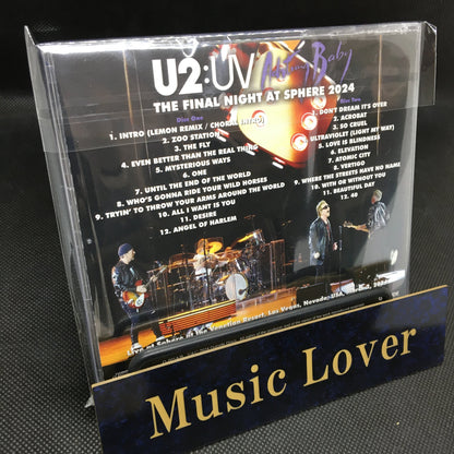 U2 / THE FINAL NIGHT AT SPHERE 2024 MULTIPLE IEM MATRIX MASTER EDITION (2CD)