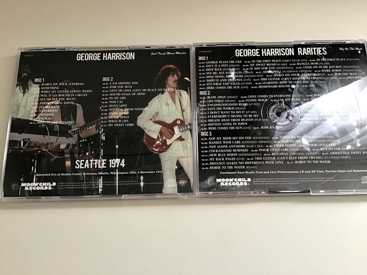 George Harrison Rarities Seattle 1974 CD 5 Discs Case Set Moonchild Music